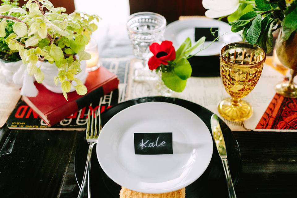 Music Inspired Tablescape
