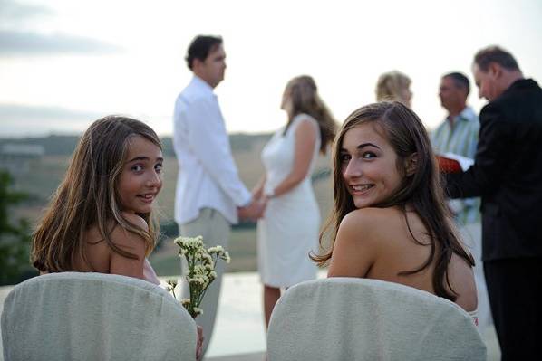 ceremony poolside