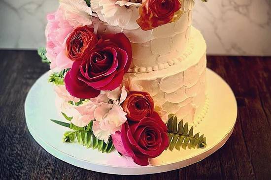2 Tier GlutenFree Wedding Cake