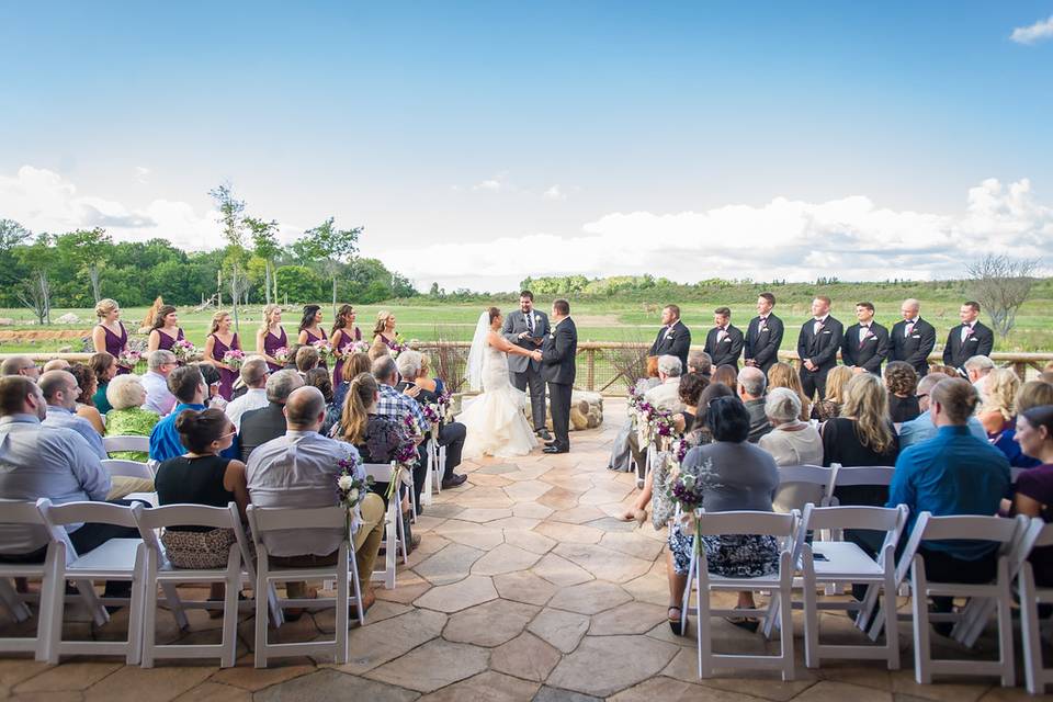 Outdoor wedding