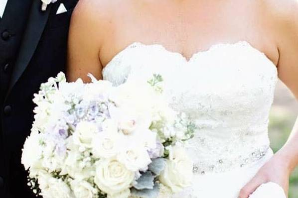 Smiling bride