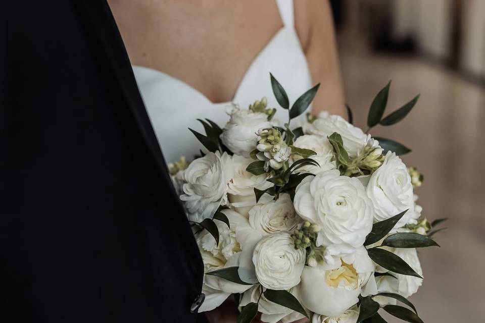 Round Shape Bridal Bouquet