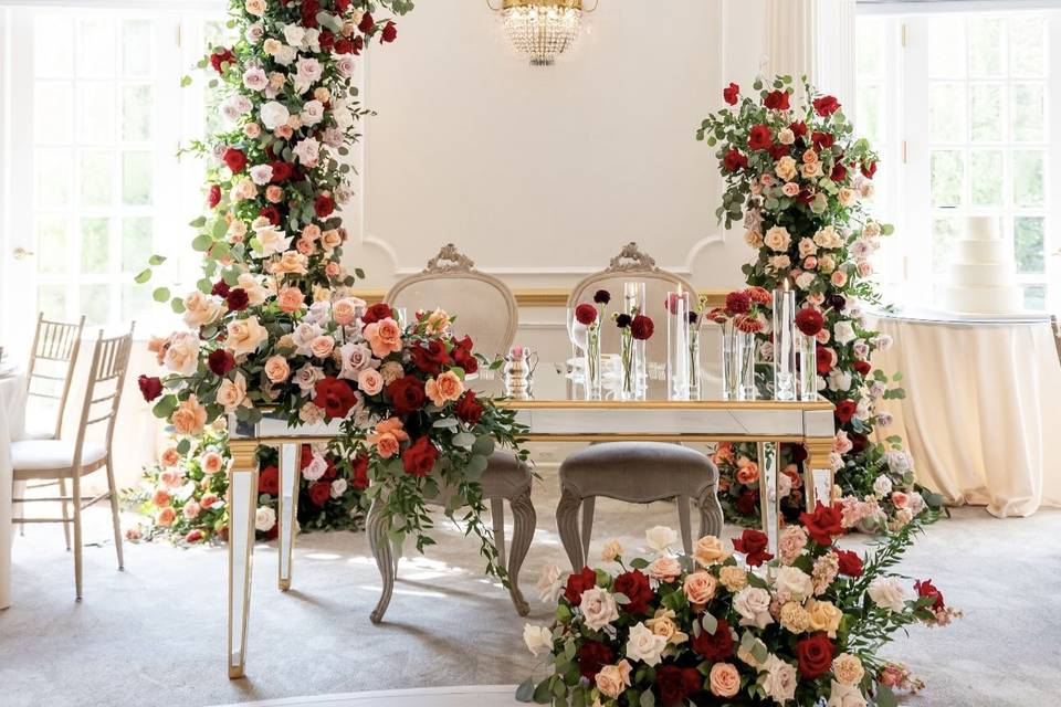 Sweetheart Area Decoration