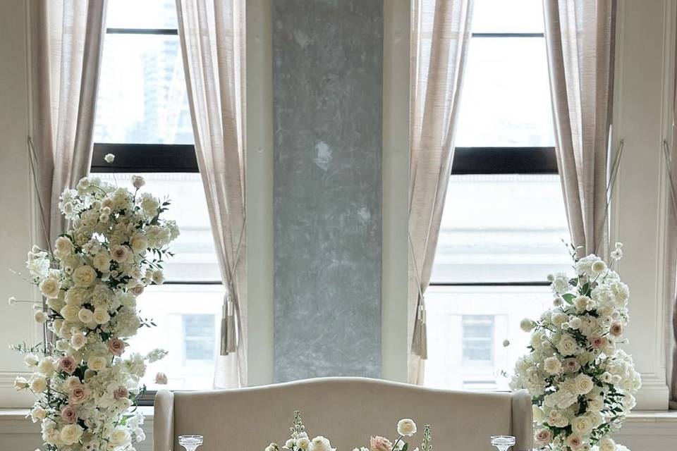 Sweetheart Table Area