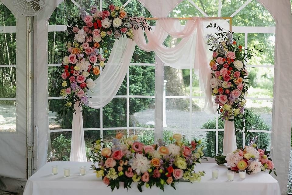 Sweetheart Table Backdrop