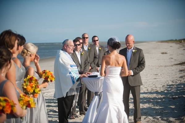 Beach Ceremony on Hilton Head, SC.