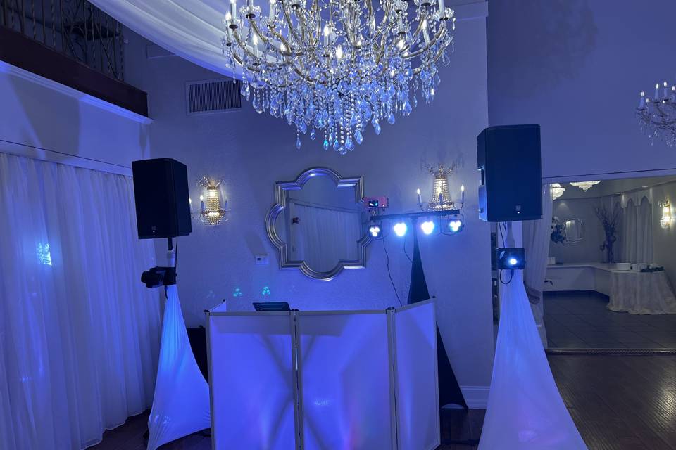 Crystal Ballroom Setup