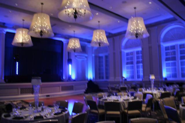 Event Lighting wedding ballroo