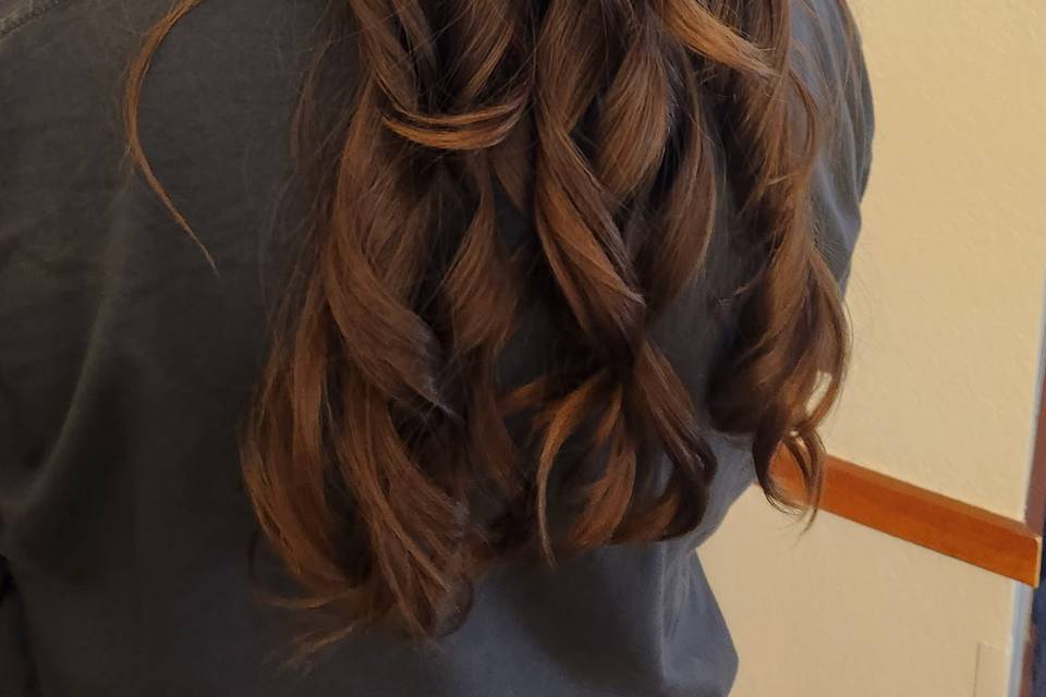 Half up Bun