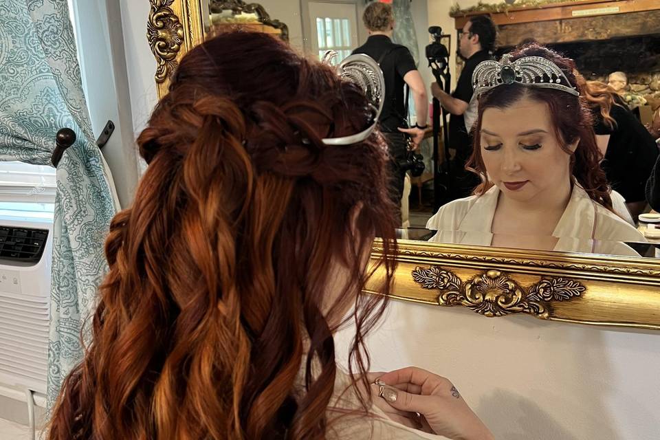 Braided updo