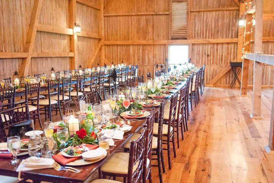 Family table setup