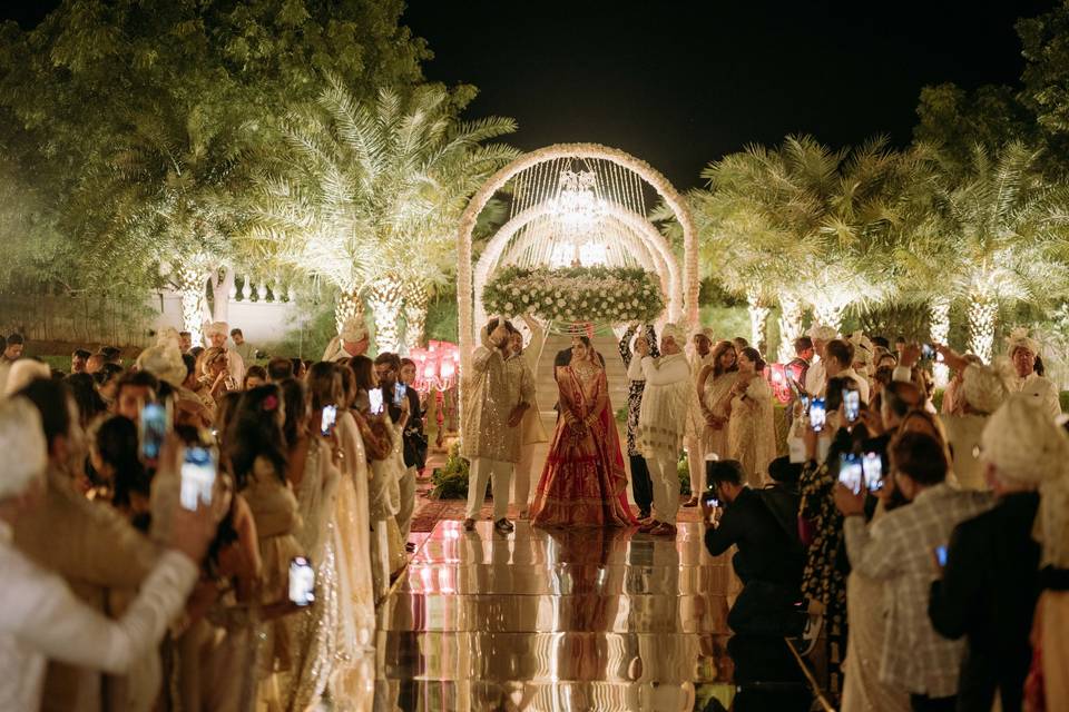 Bride walk