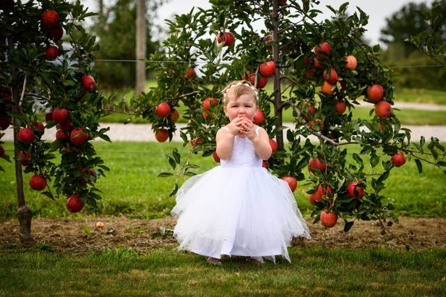 Flower Girl and Apple