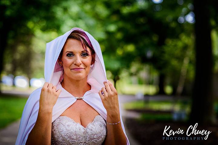 Bride in Hooded Cloak