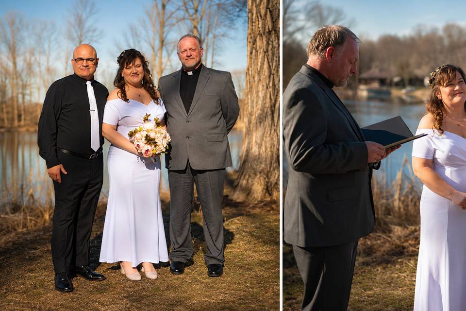 Personalized Outdoor Ceremony