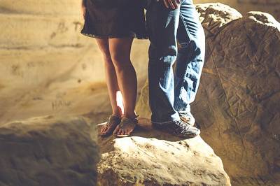 Rocky engagement session