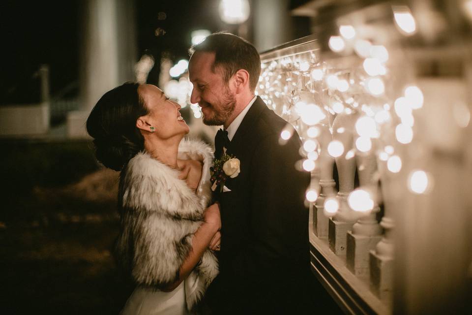 Winter Wedding Portrait