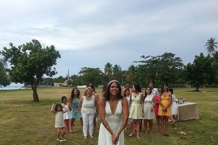 Natalia Ravelo's  Beach Wedding