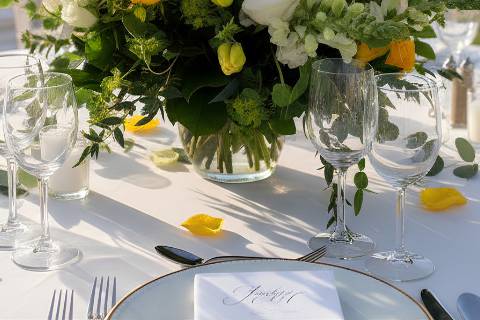 Yellow-short-centerpiece