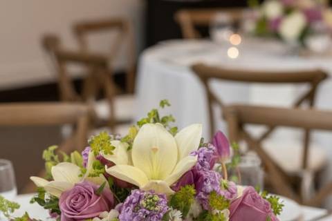 Lavender centerpiece