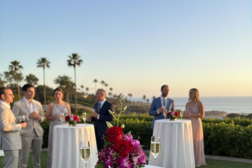Orchid cocktail table