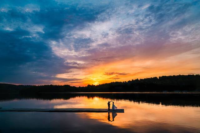 Sunset at steel city rowing