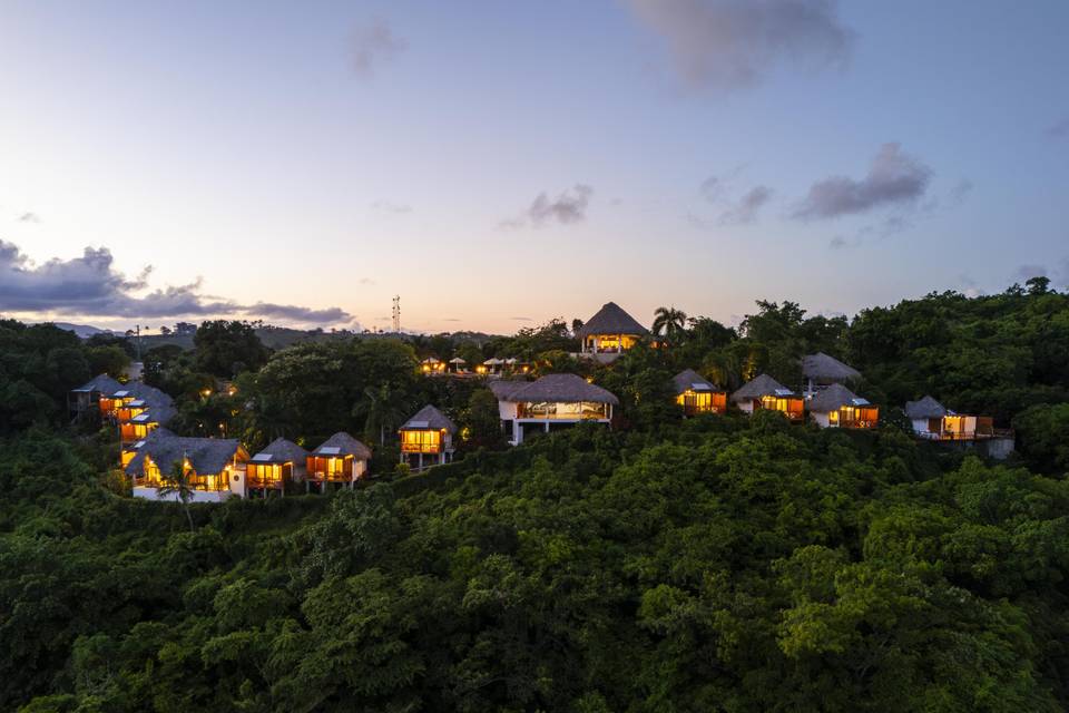 Whole resort, hilltop, sunset Araya Drone (26).JPEG