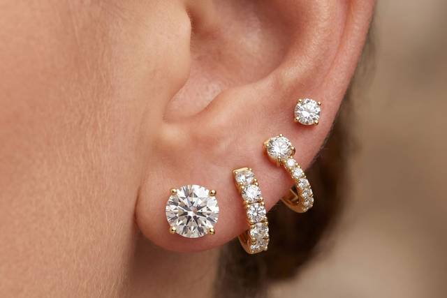 Diamond earrings