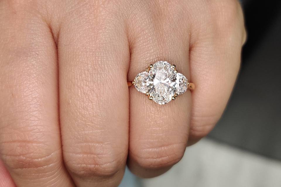 One of a kind engagement ring