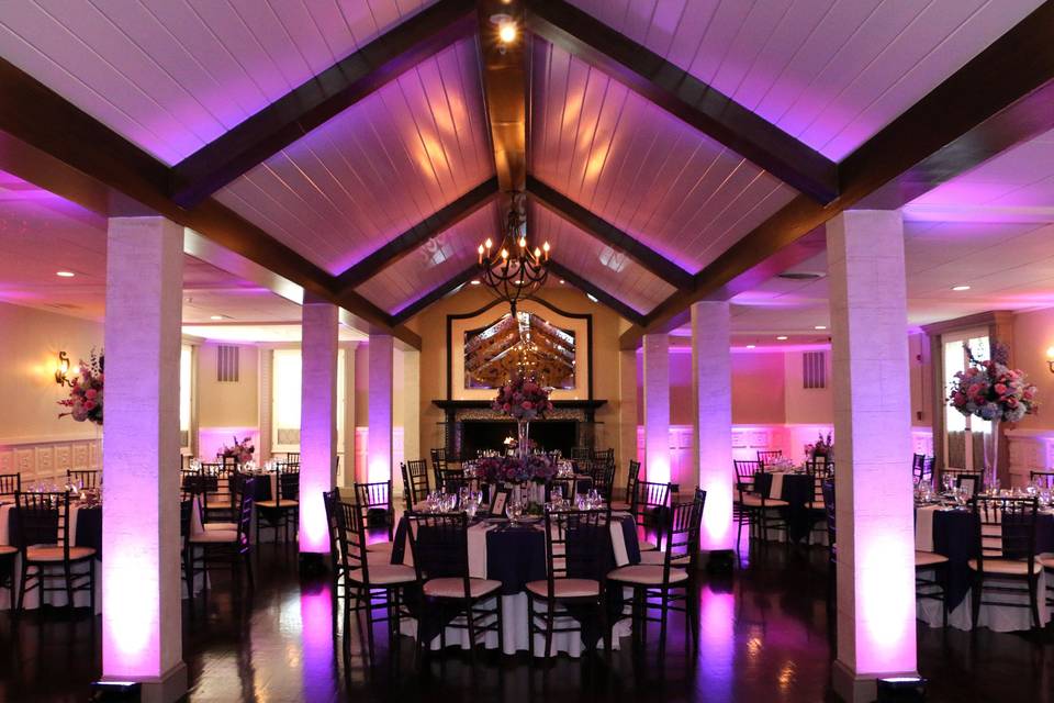 Wedding reception area