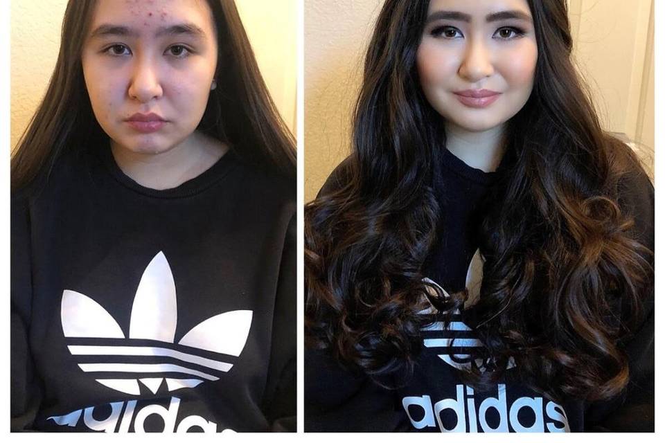 Beautiful Before/After Makeove