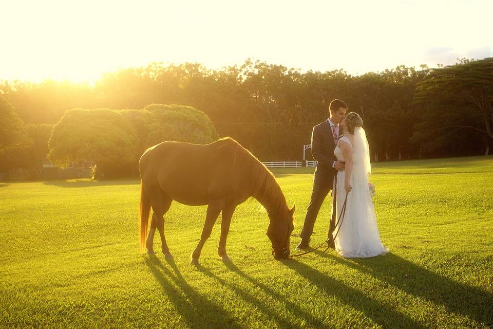 Island Limousine Oahu, HI | Sunset Ranch wedding