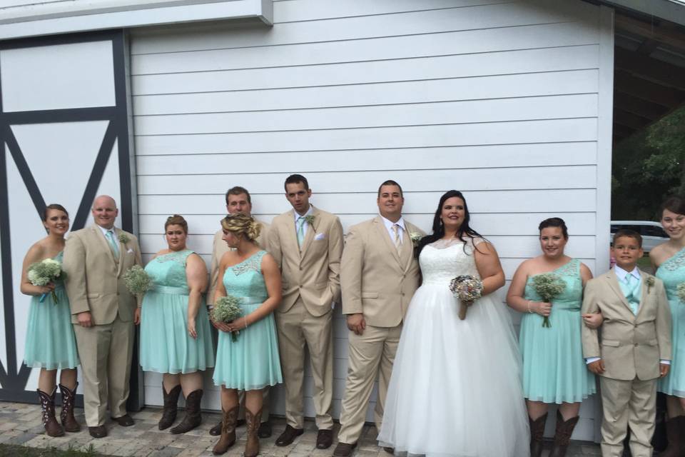 The white barn wedding