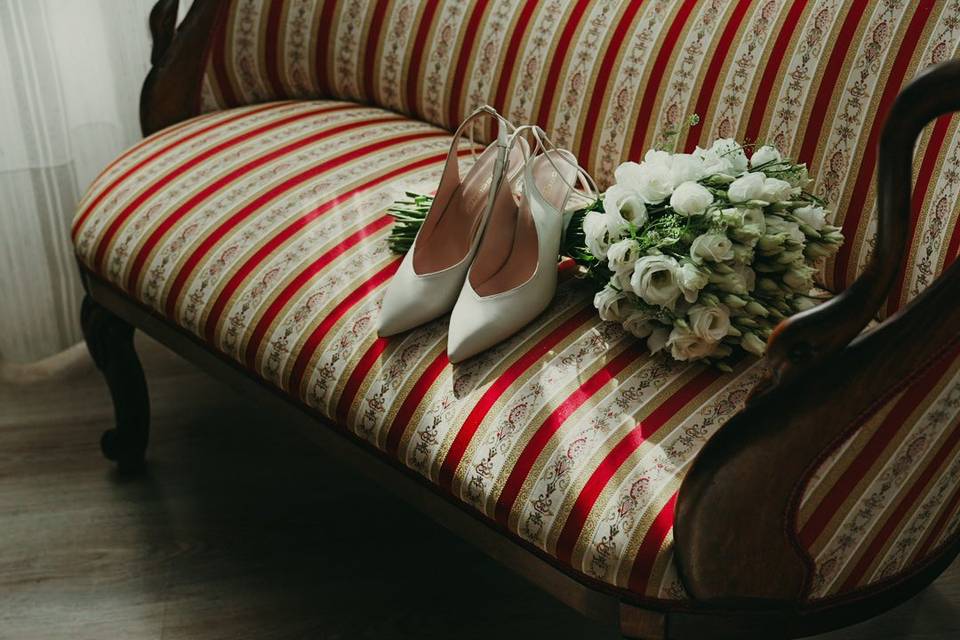 Bride’s shoes