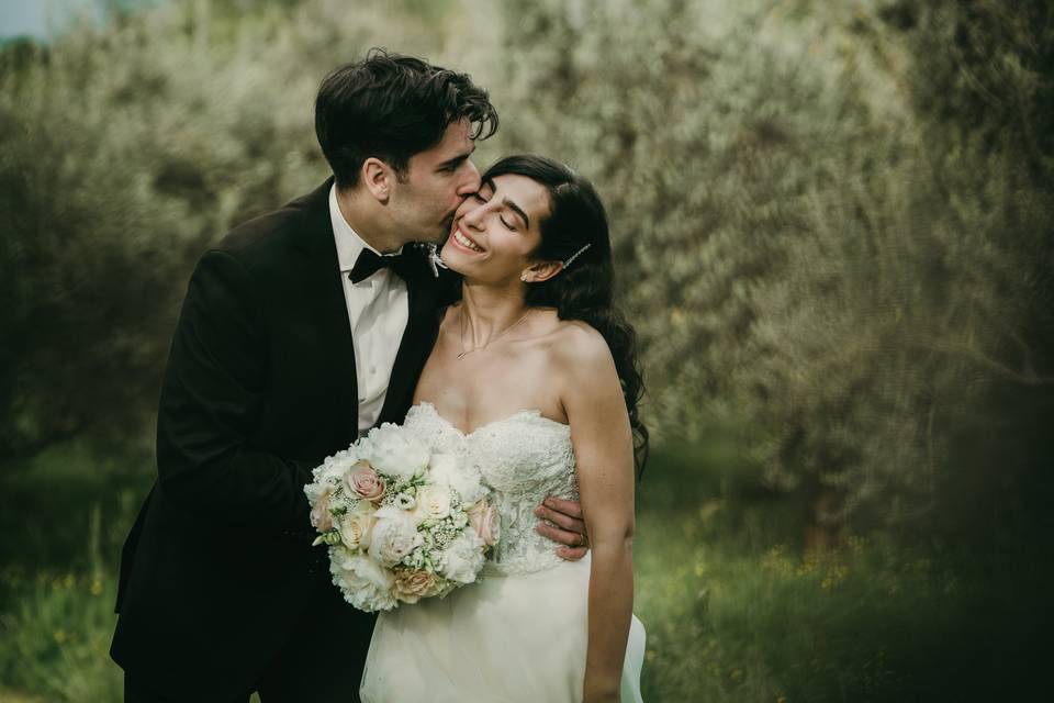 Groom and his suit