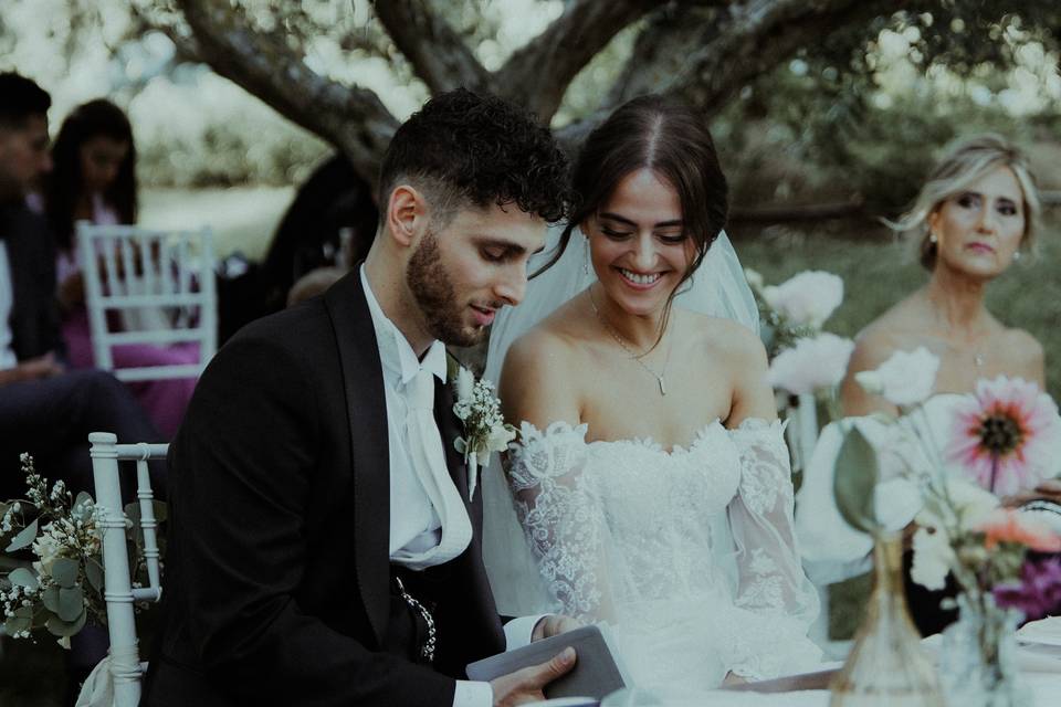 Elopement into the woods