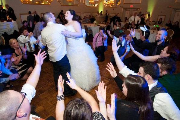 Couple's first dance