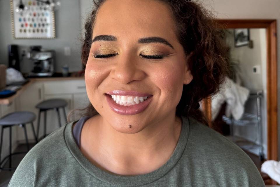 Dramatic makeup