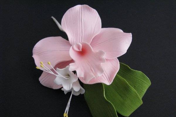 Cymbidium Orchid Spray (Pink) - http://www.gumpasteflowerstore.com/gumpaspfl.html