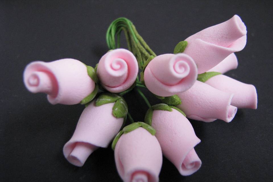 Tea Rosebuds - Pink
