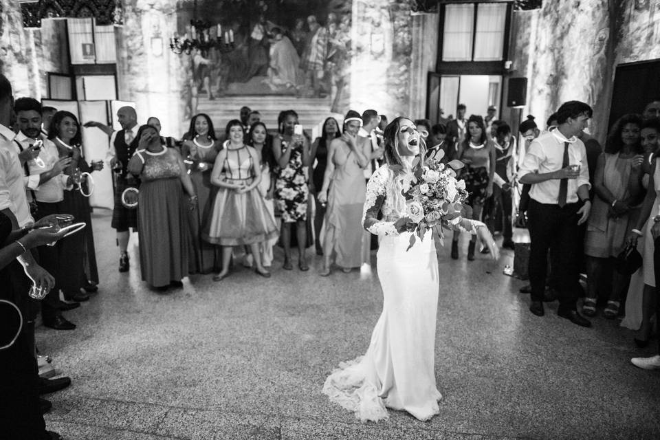 Italian castle wedding