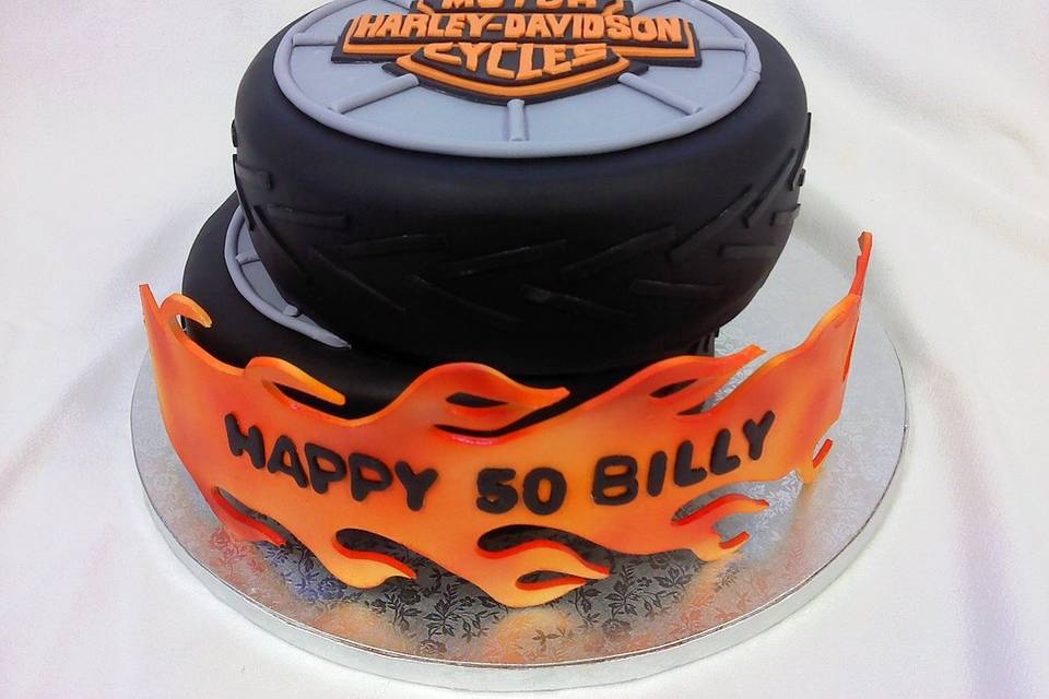 Hot wheels cake