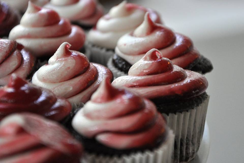 Ombre cupcakes