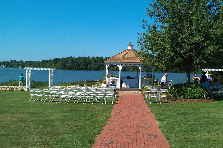 Outdoor wedding venue