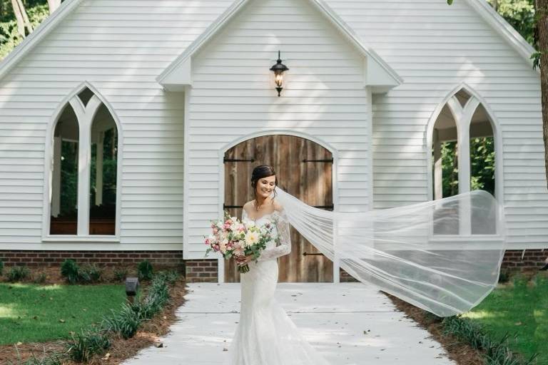 Outside the chapel