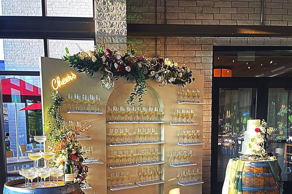 Champagne Wall