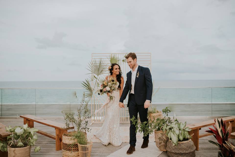 Ceremony on Ocean Terrace