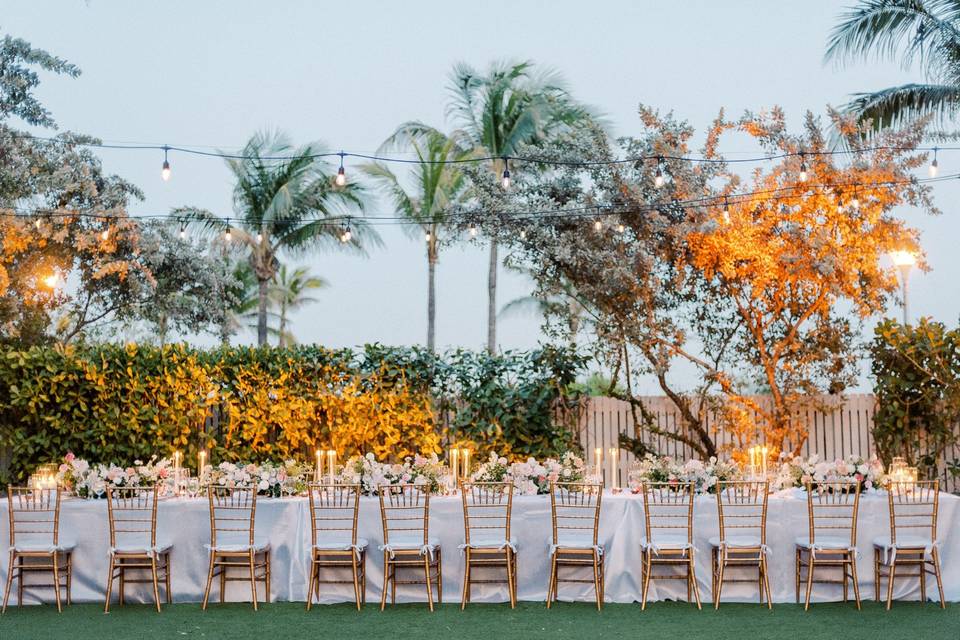 Garden Reception by the Sea