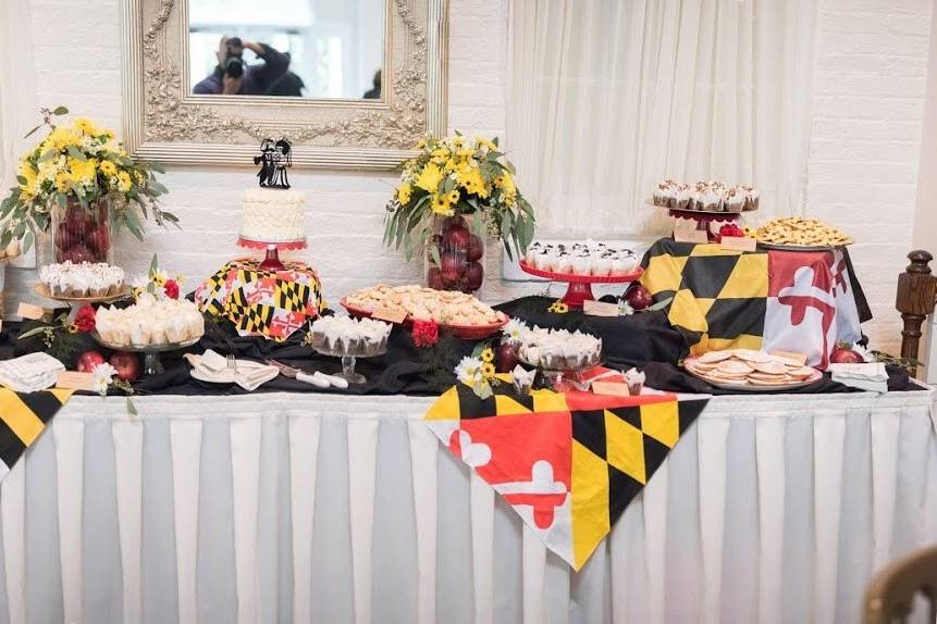 Maryland Themed Wedding