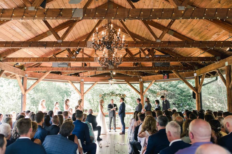 Ceremony in the Pavilion